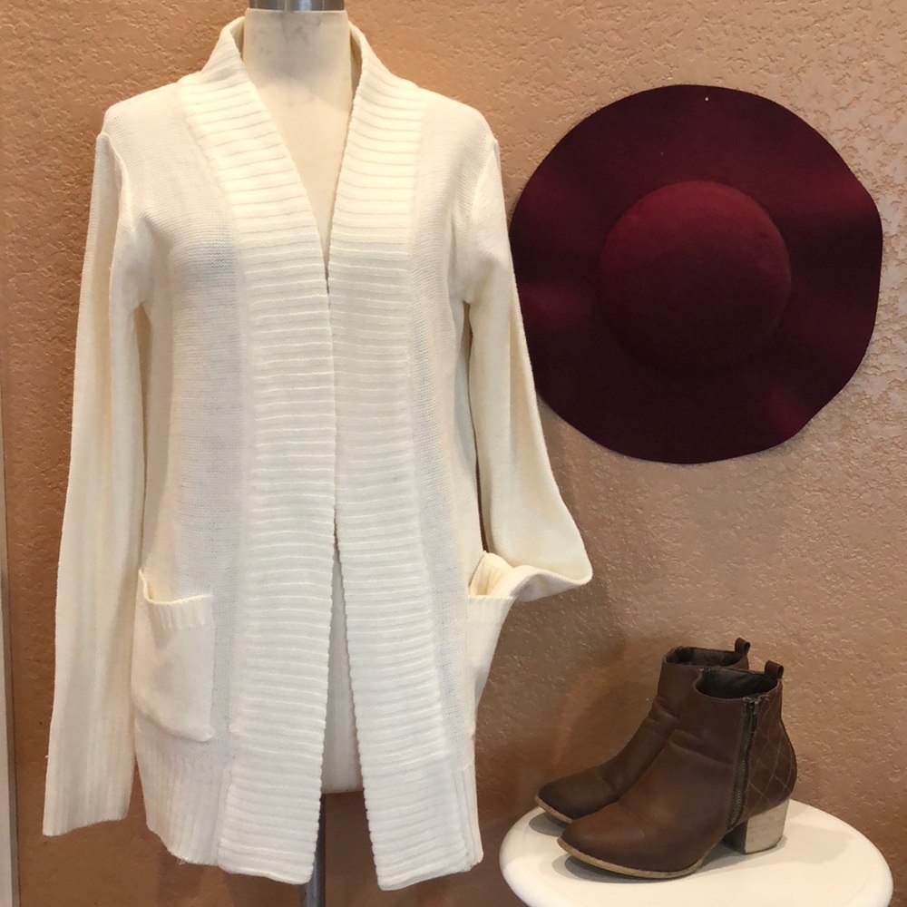 Cream Knit Cardigans